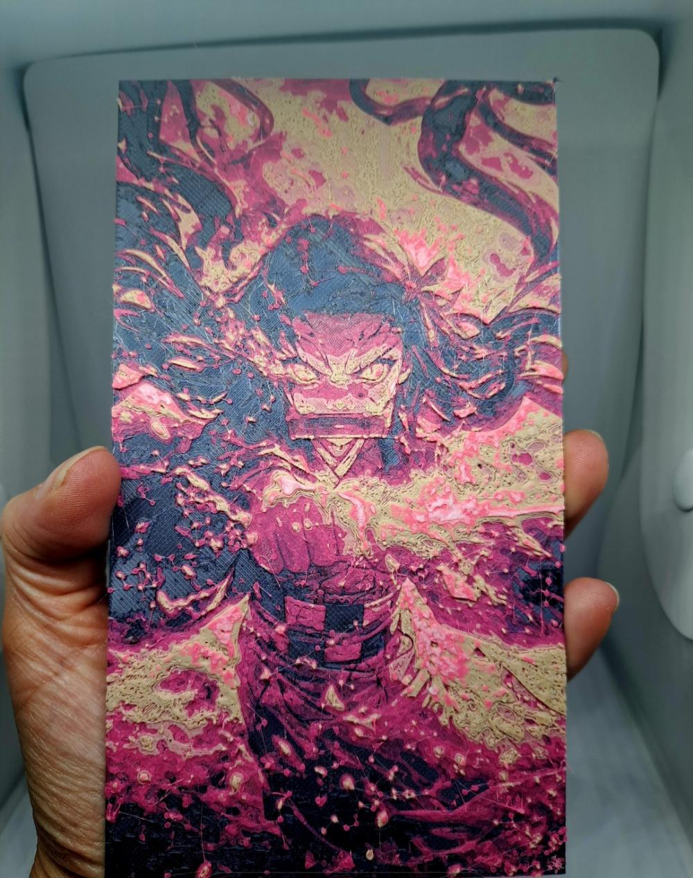 Quadro Nesuko Demon Slayer 3d