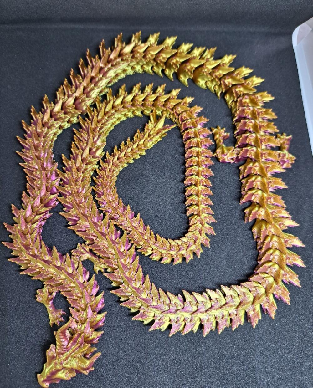 Serpente do Infinito- Dragao Articulado 3d(89cm)