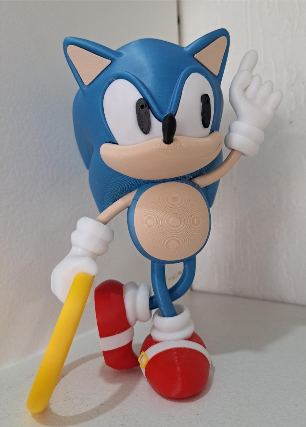 Sonic com Base 3d The Hedghog