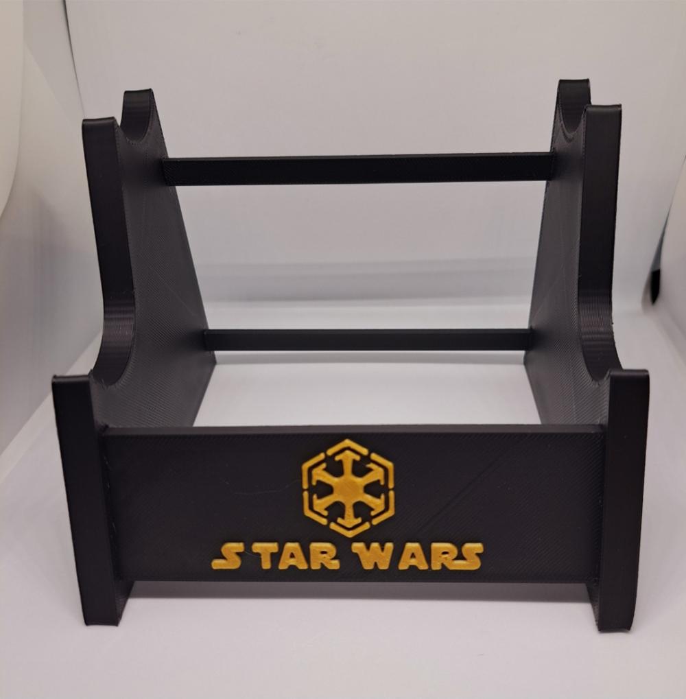 Suporte Duplo para Sabre de Luz 3d