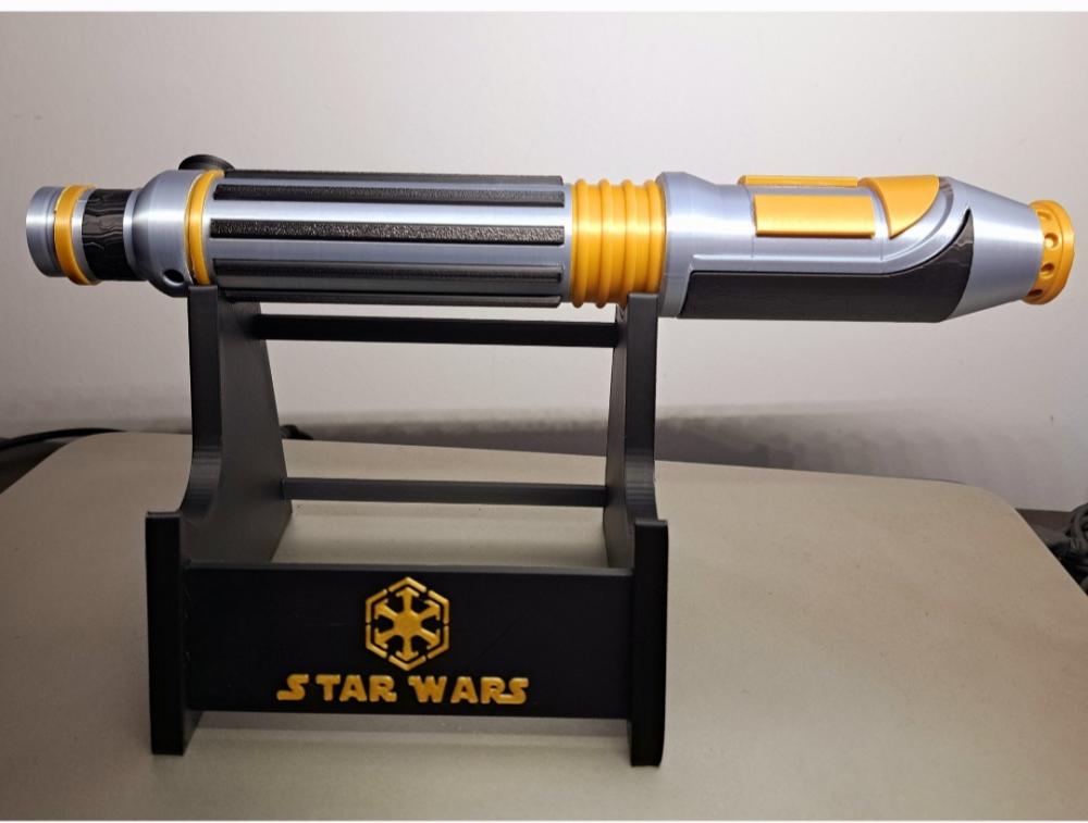 Suporte Duplo para Sabre de Luz 3d