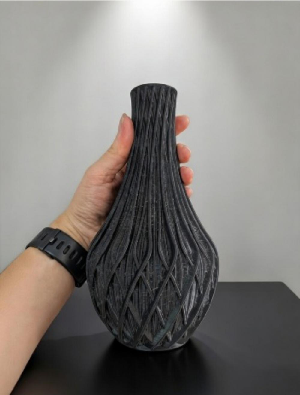 Vaso 3d de Flores Modelo Fractal