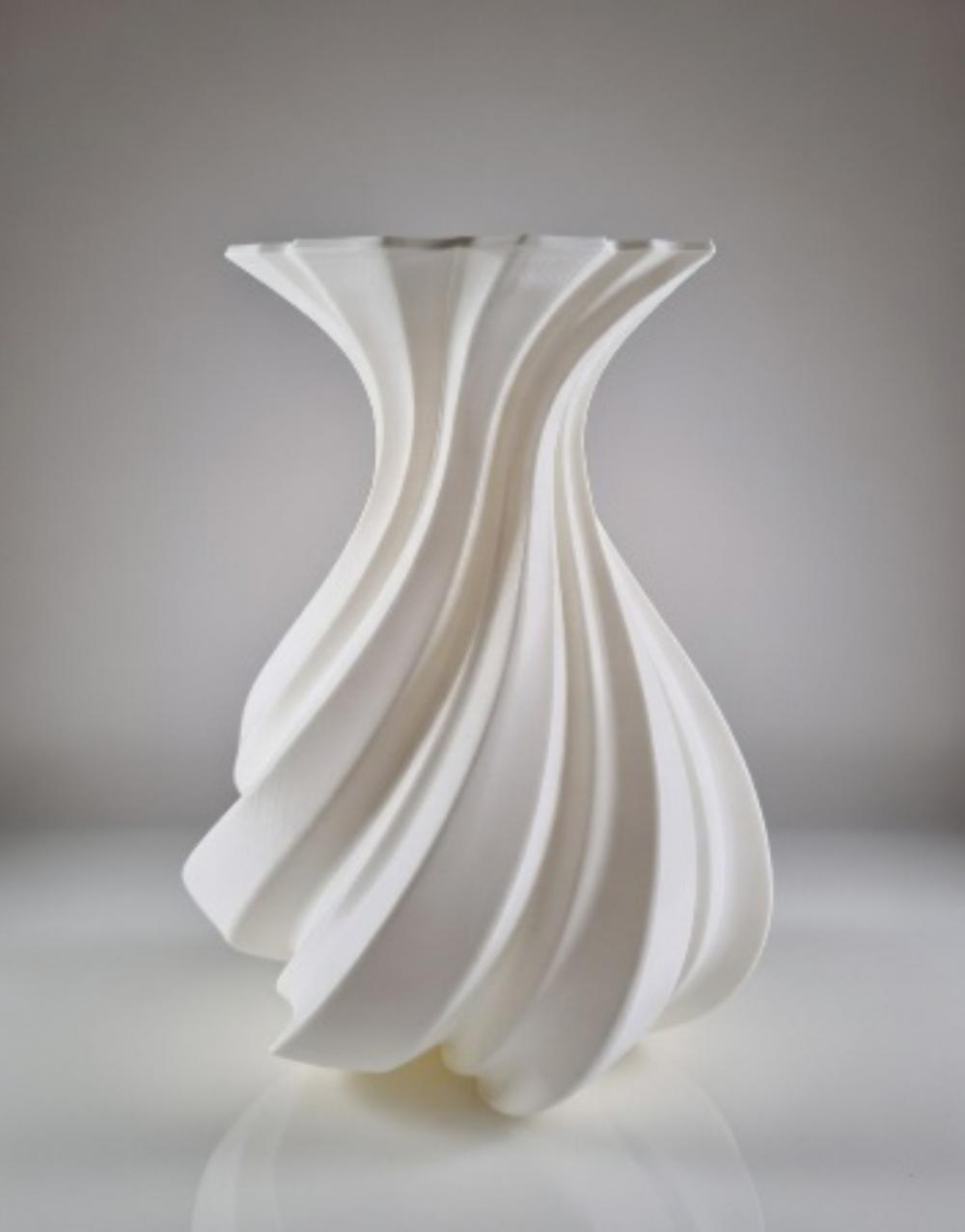 Vaso 3d para Flores Modelo Espiral