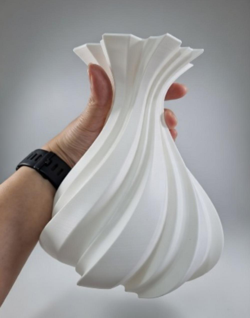 Vaso 3d para Flores Modelo Espiral