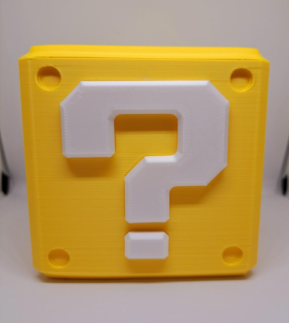 Bloco do Super Mario 3d Print