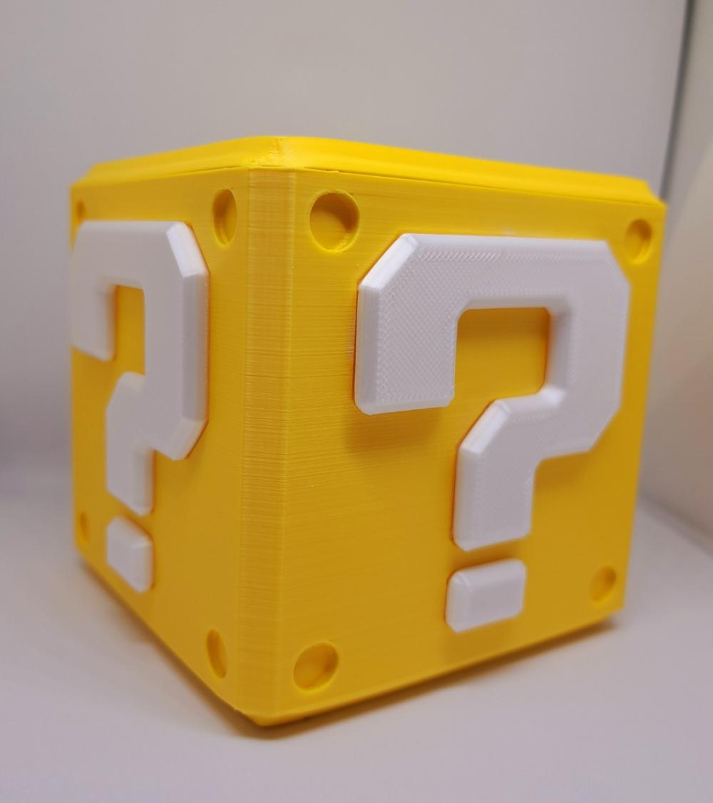 Bloco do Super Mario 3d Print