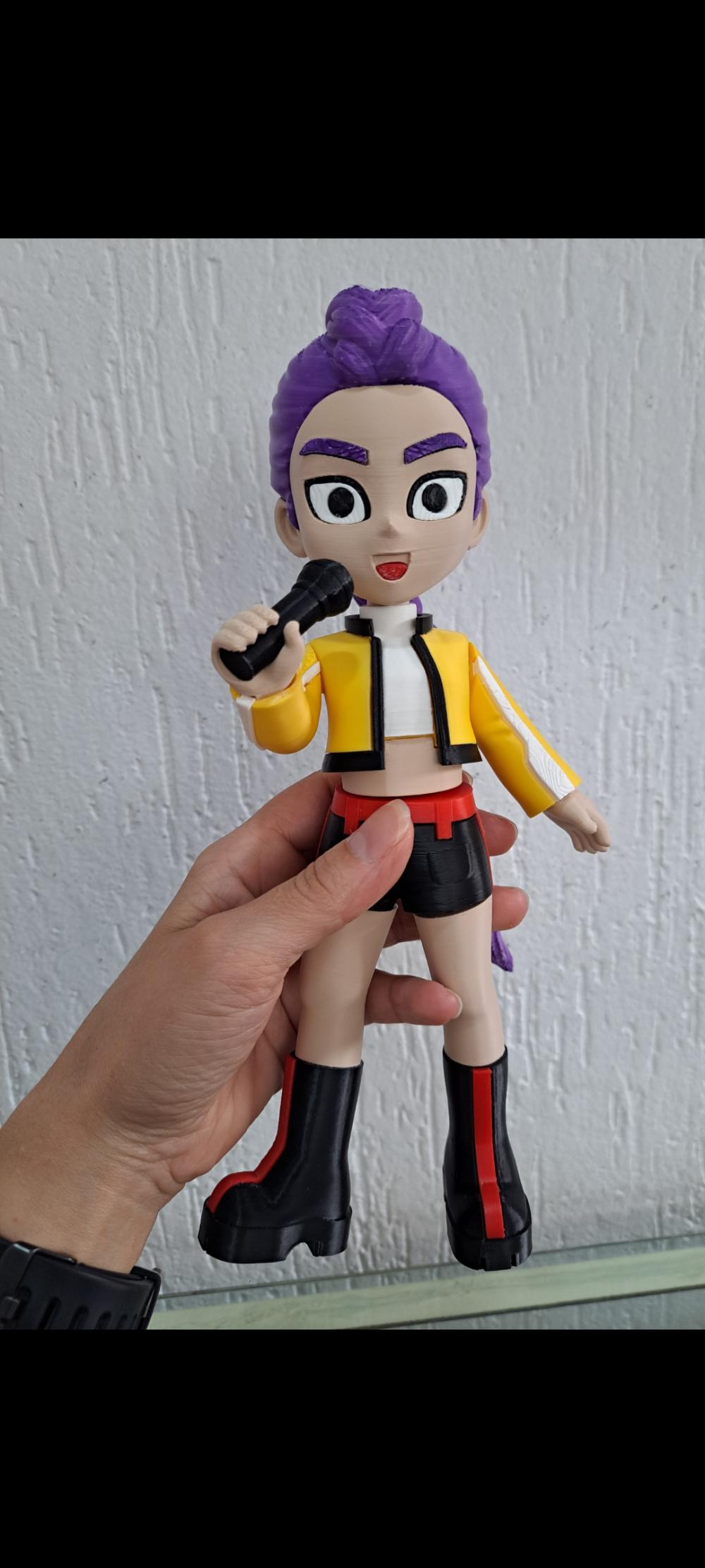 Boneca 3d Articulada - Estilo Rumi