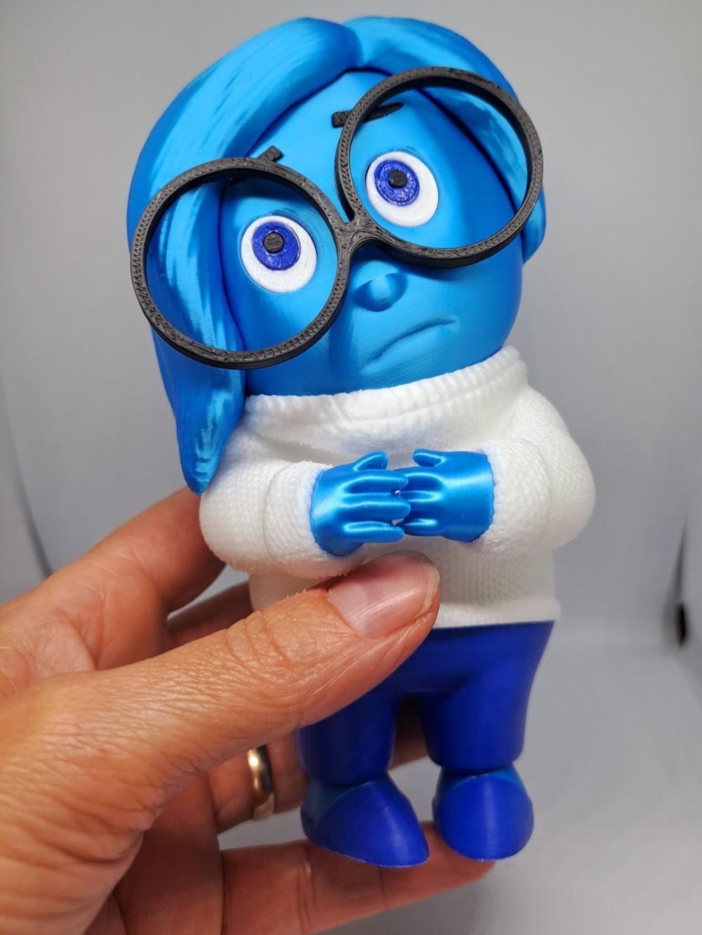 Boneco da Tristeza Filme Divertida Mente 3d