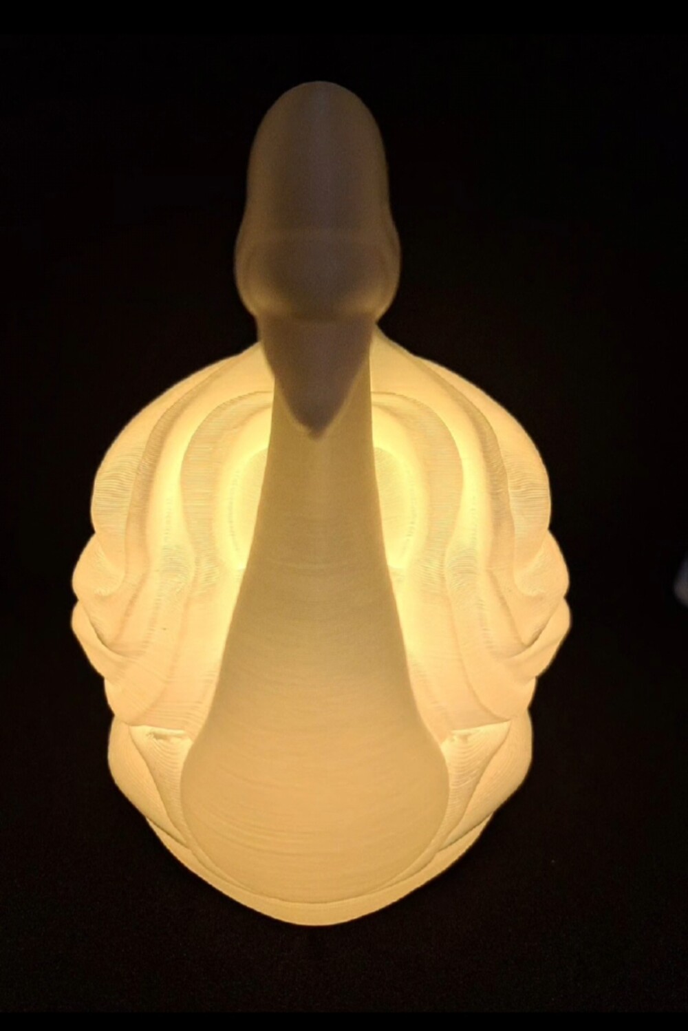 Castiçal Cisne 3d-iluminação Decorativa