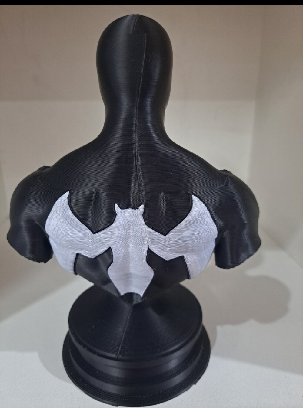 Busto Spider- Man Black- 3d Impresso