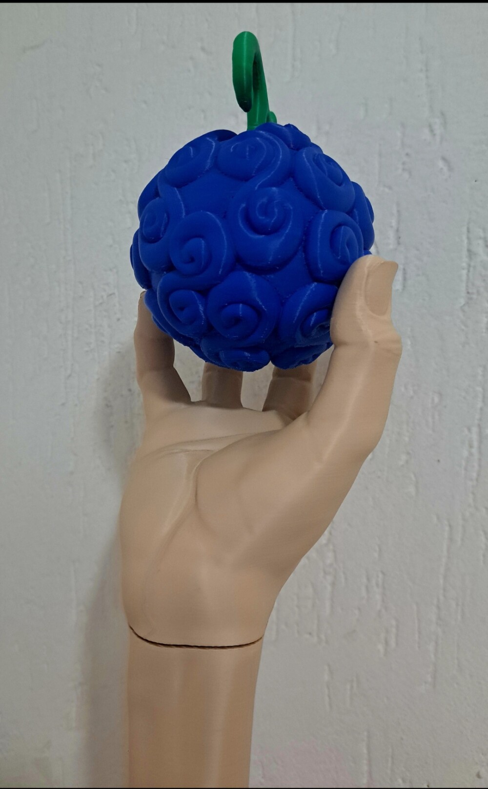 Estátua 3d Braço Luffy Segurando Akuma no Mi Fruta