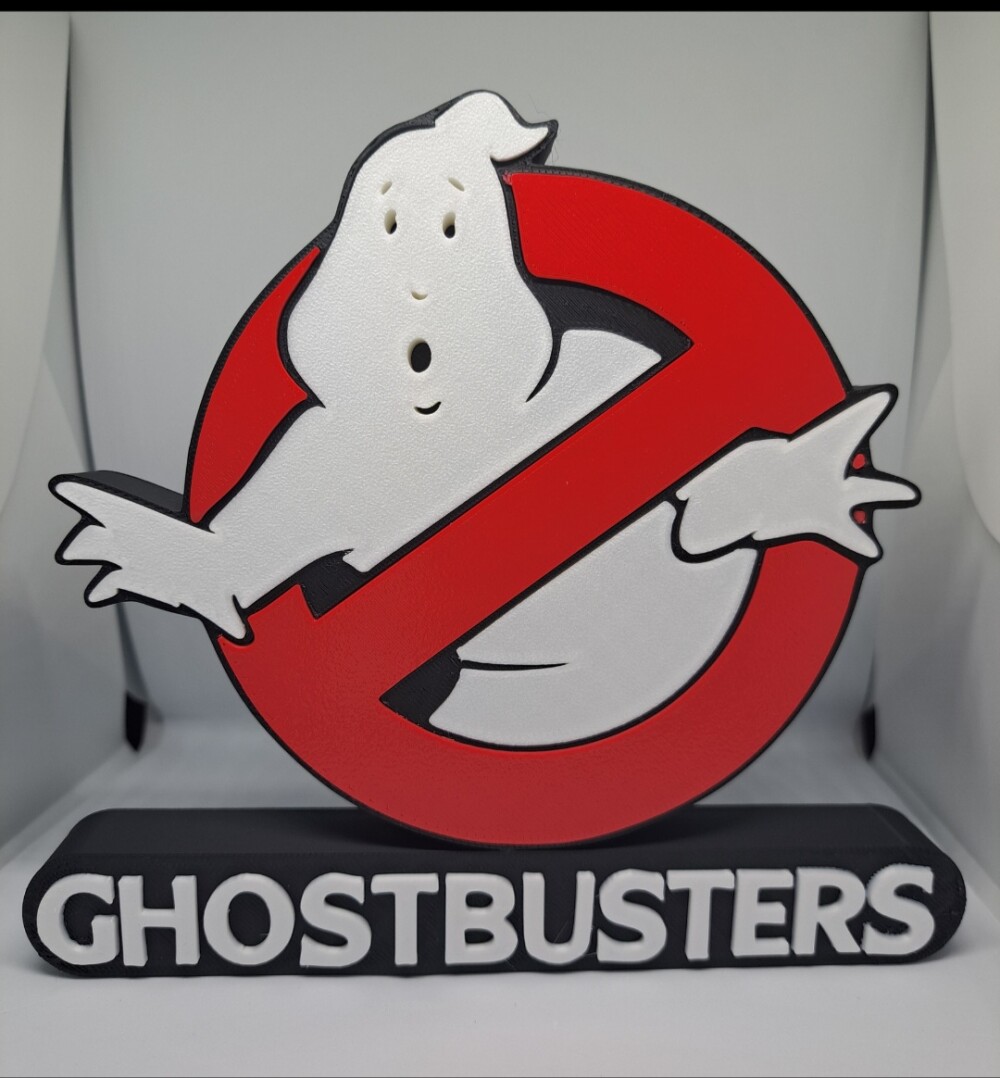 Ghostbusters Placa 3d Impresso