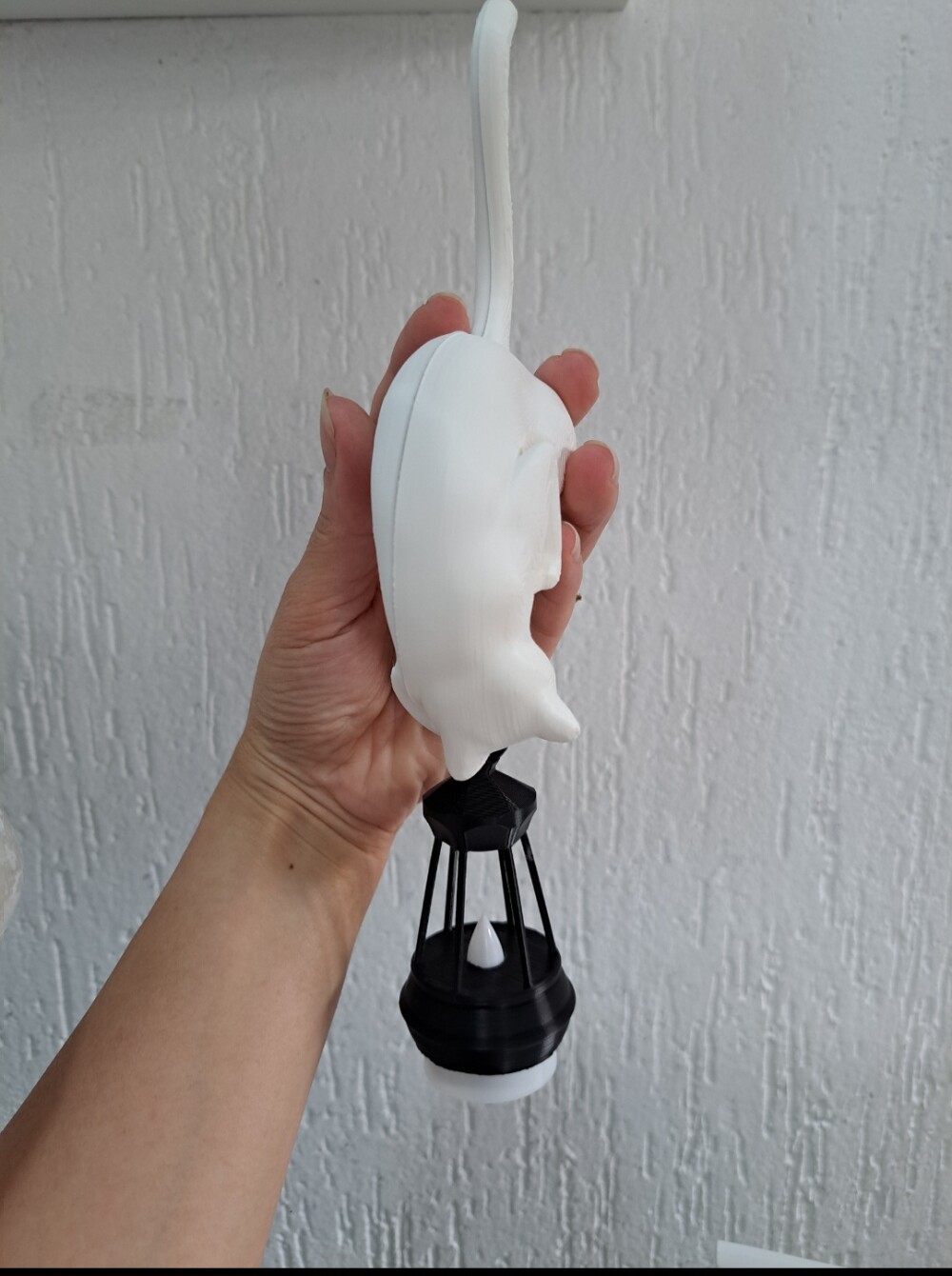 Gancho de Prateleira de Gato com Iluminação