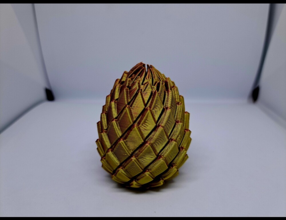 Fidget Mini Ovo de Dragão Articulado 3d Antiestresse