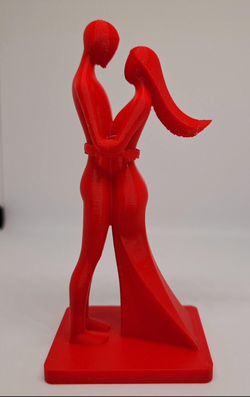 Escultura Casal Abraçado 3d Impresso