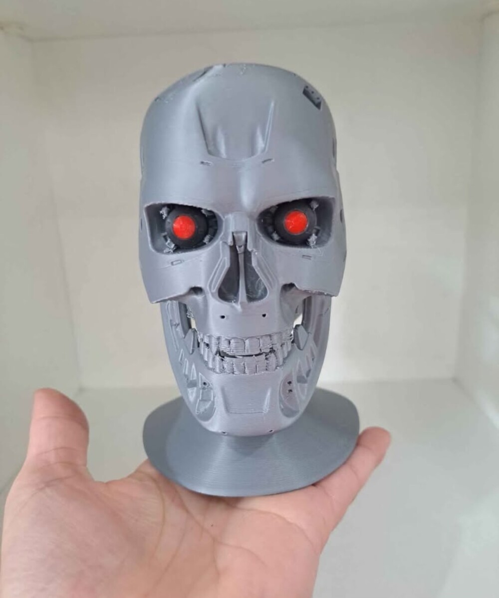 Crânio Terminator Tamanho Menor