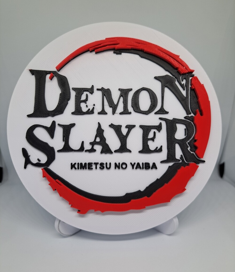 Demon Slayer Placa Decorativa 3d