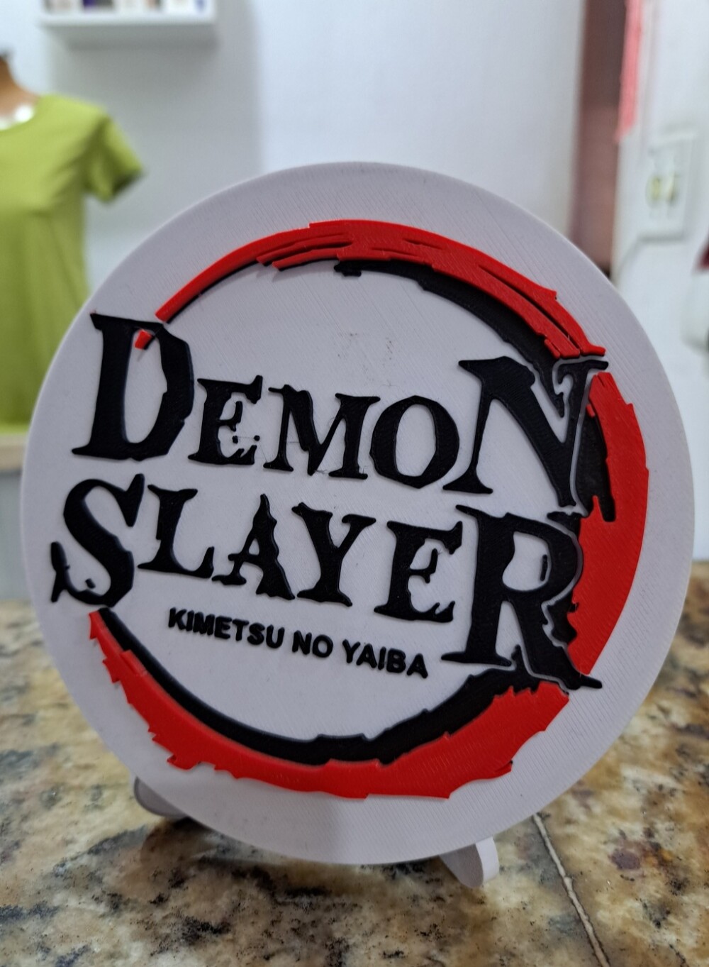 Demon Slayer Placa Decorativa 3d