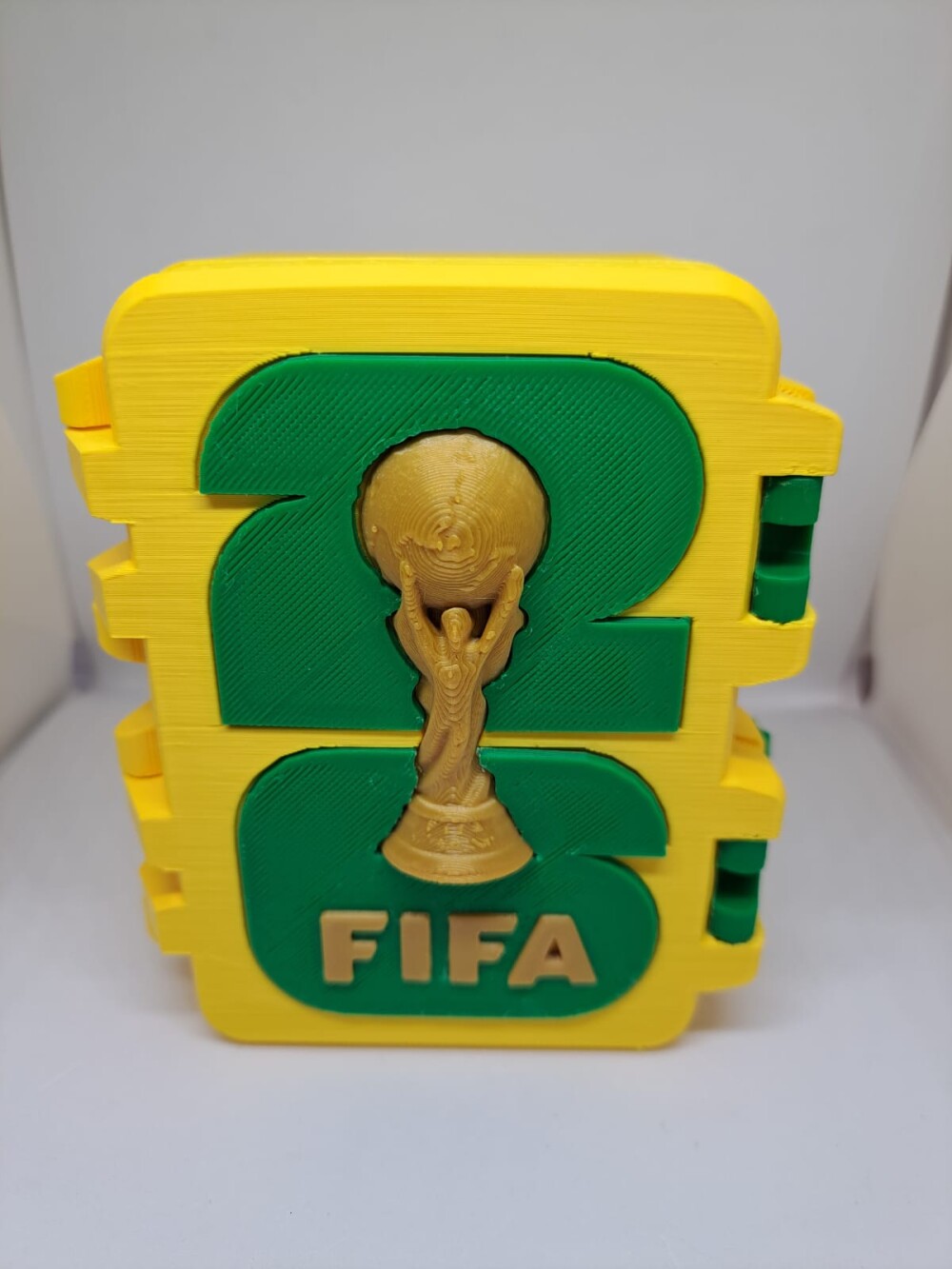 Caixa Organizadora 3D - Figurinhas Futebol
