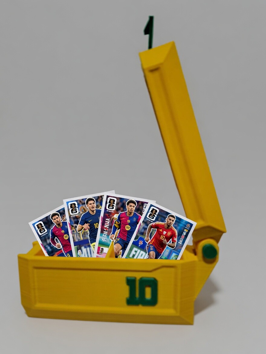 CAIXA 3D ORGANIZADORA FIGURINHAS COPA 2026