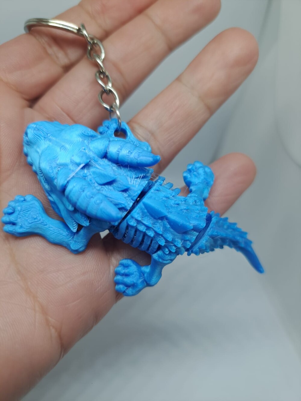 Chaveiro Dragão Esqueleto Articulado – Impressão 3D