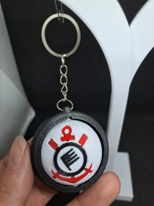 Kit Chaveiros Tema Futebol Impressão 3d