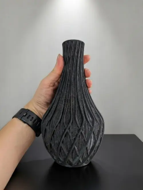 Kit Vaso 3d Escultural com Rosa de Espinhos