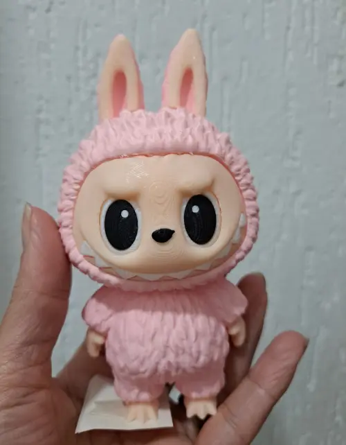 Labubu 3d Impresso Rosa