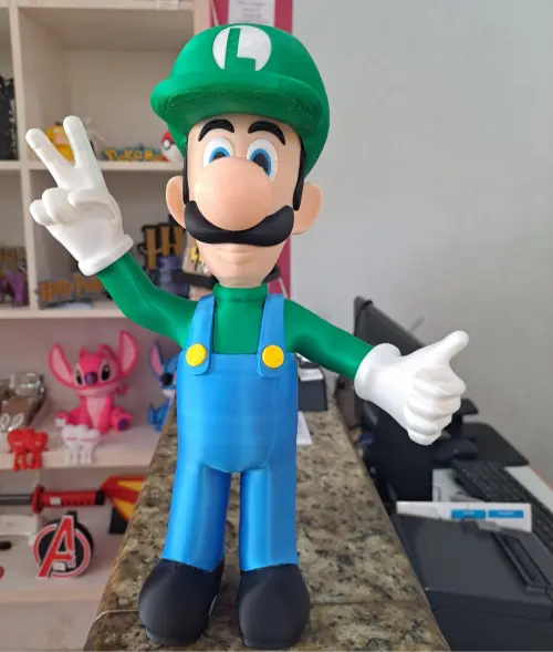 Luigi 3d Impresso
