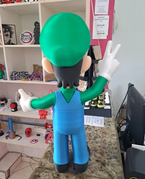 Luigi 3d Impresso