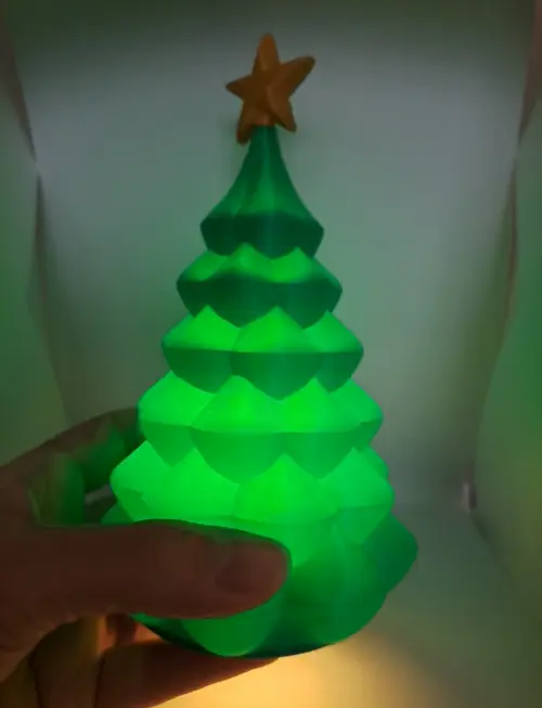 Luminária 3d Árvore de Natal 3d