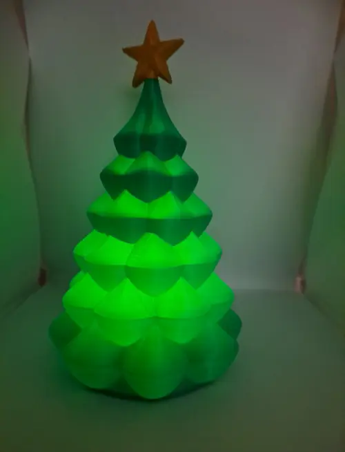 Luminária 3d Árvore de Natal 3d