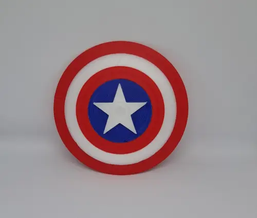 Mini Escudo Capitão América 3d