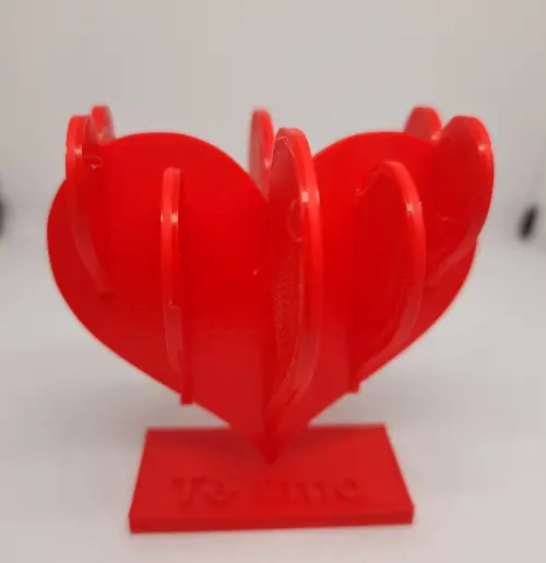 Mini Escultura de Coração 3d Impresso