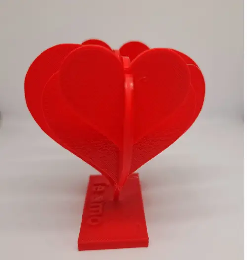 Mini Escultura de Coração 3d Impresso