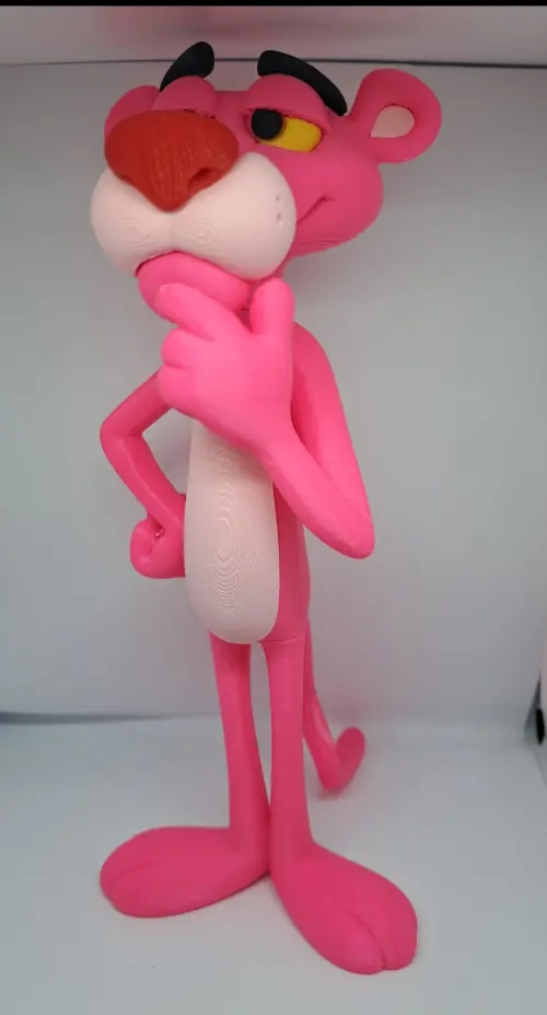 Pantera Cor de Rosa 3d Impresso