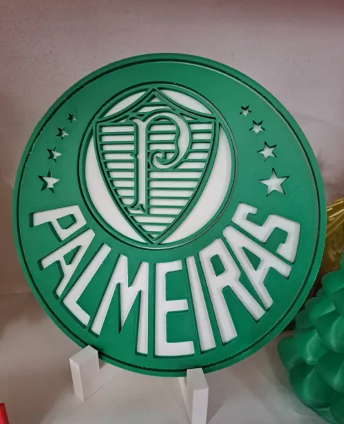 Placa 3d Futebol