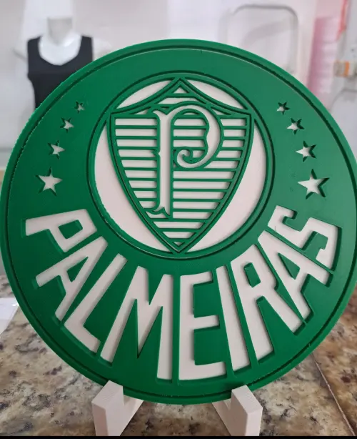 Placa 3d Futebol