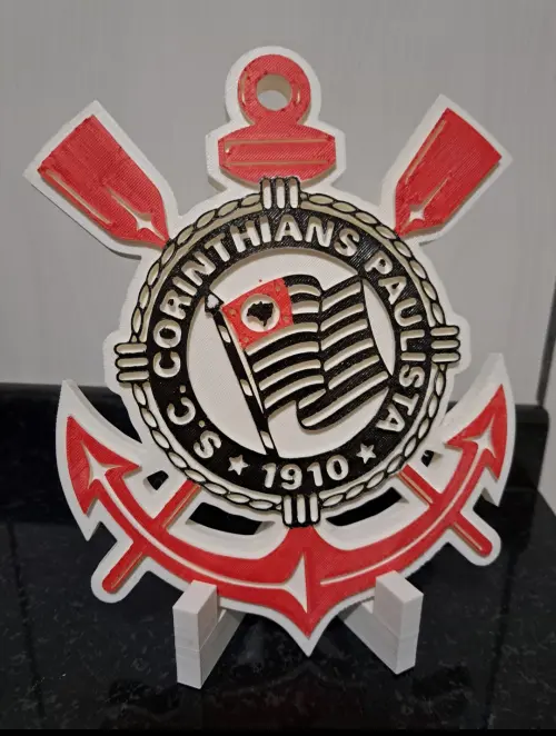 Placa 3d Futebol Decorativa