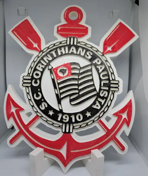 Placa 3d Futebol Decorativa