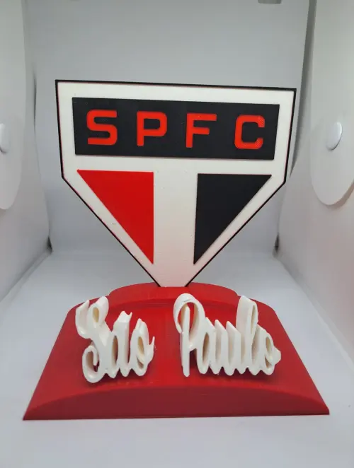 Placa Decorativa 3d Time São Paulo