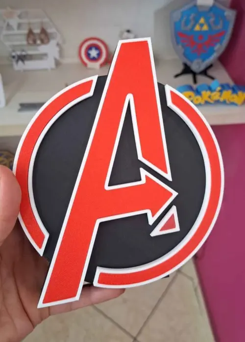 Placa Decorativa Avengers