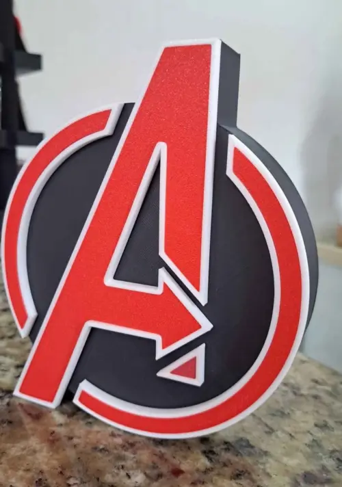 Placa Decorativa Avengers