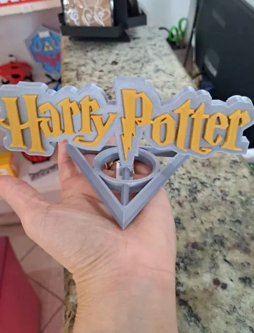 Placa Decorativa Harry Potter 3d