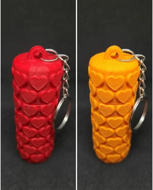 Porta Batom Chaveiro - Impressão 3d