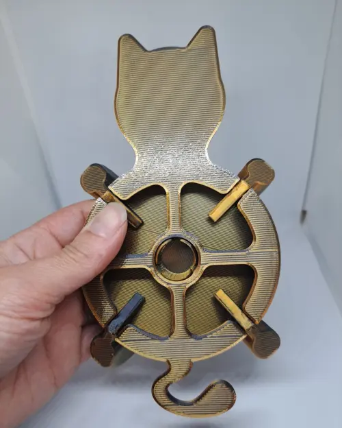 Porta Copo Abraço do Gato Decorativa Impresso 3d