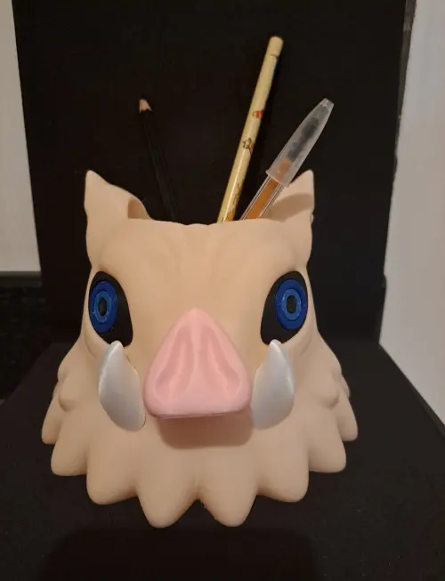 Porta Lápis - Cabeça Javali Inosuke Demon Slayer