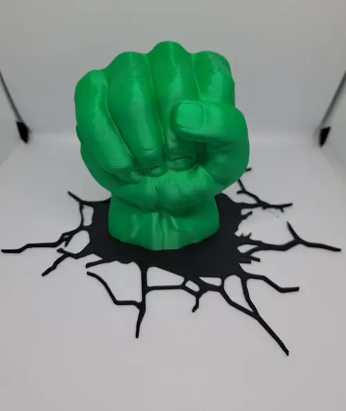 Punho Hulk 3d Impresso
