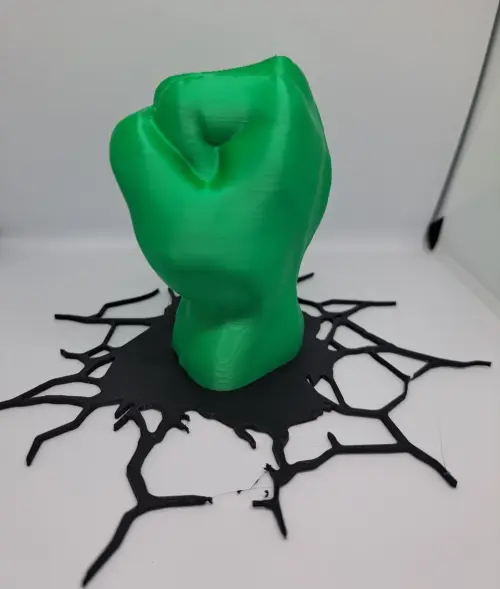 Punho Hulk 3d Impresso