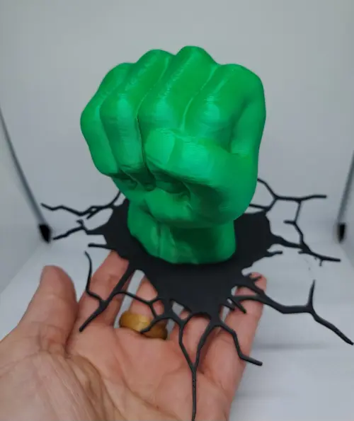 Punho Hulk 3d Impresso